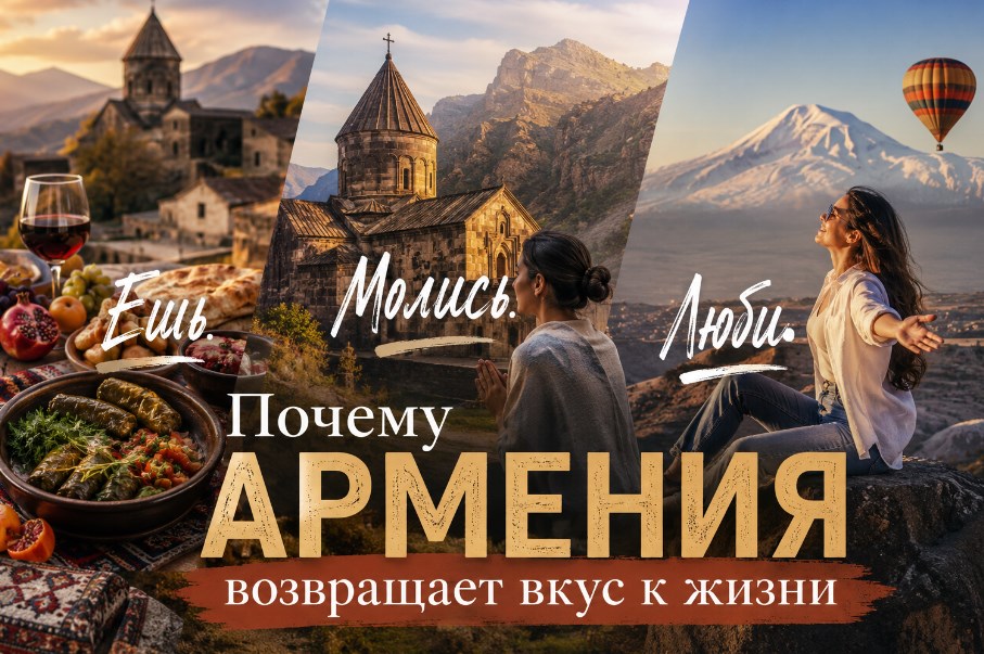 Ешь, молись, люби: Почему Армения возвращает вкус к жизни